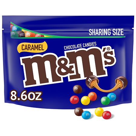 M&M'S Peanut Butter Milk Chocolate Candy Sharing Size Bag, 9.6 oz