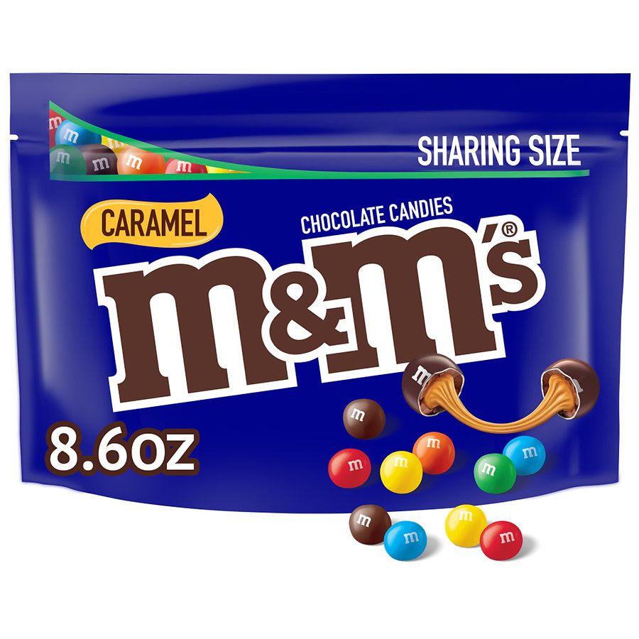 M&M's Classic Mix of Peanut, Peanut Butter & Milk Chocolate Candy, Sharing  Size