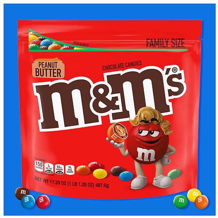 M&M's Chocolate Candies, Peanut Butter, Ghoul's Mix - 9.48 oz