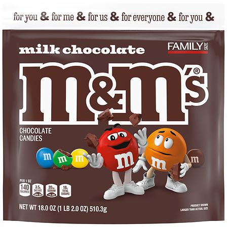 M&M's Fun Size Milk Chocolate Candies - Bulk Display Tub