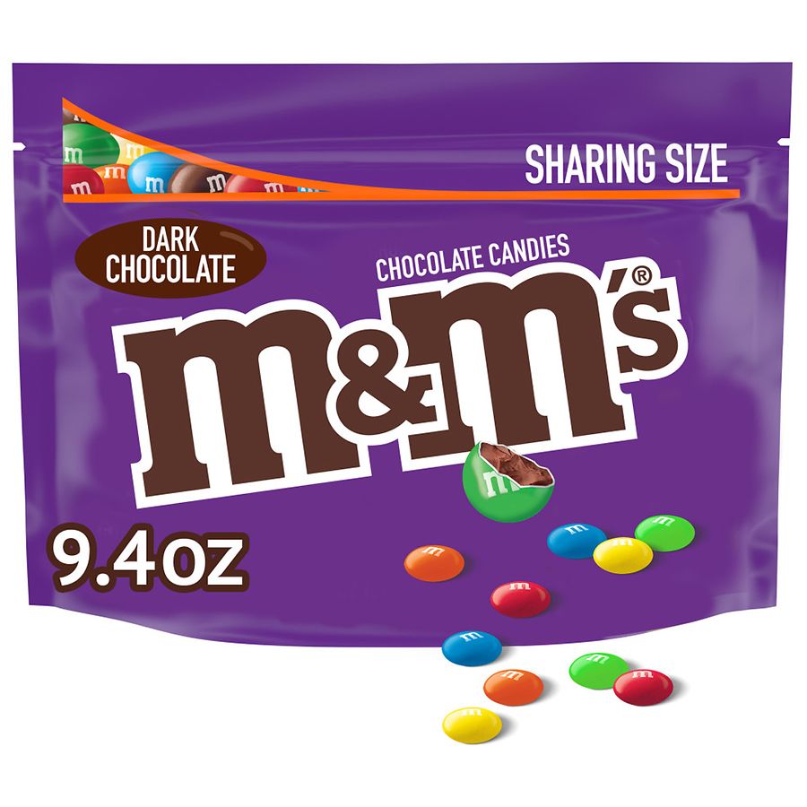 M&M's Dark Chocolate Bar with Minis, 4 Oz.