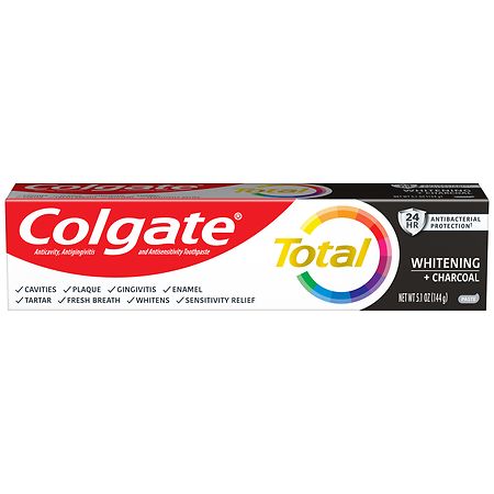Colgate Total Whitening + Charcoal Toothpaste Mint