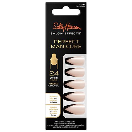 Sally Hansen Salon Effects Perfect Manicure Coffin Nails French Twist