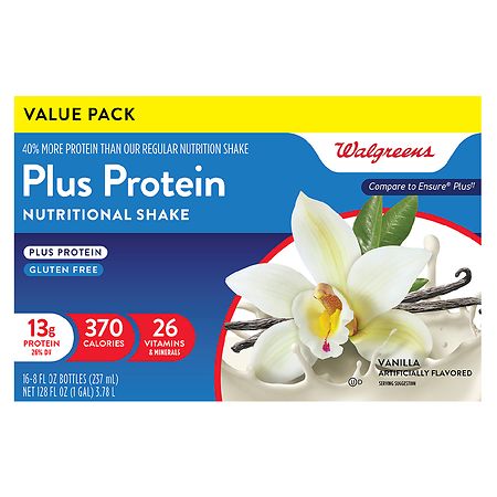 Walgreens Nutritional Shake Plus Vanilla