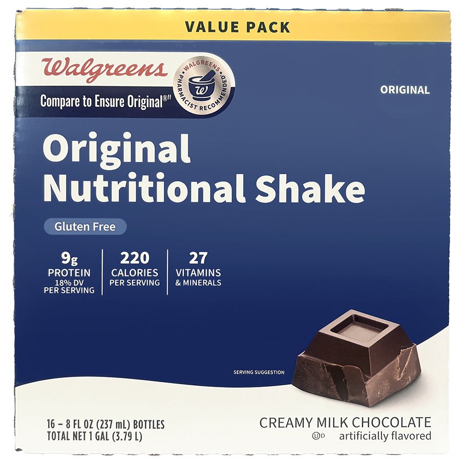 Walgreens Nutritional Shake Original Chocolate | Walgreens