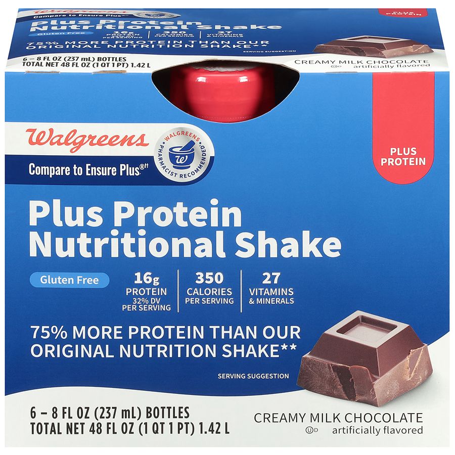 Walgreens Nutritional Shake Plus Protein Walgreens
