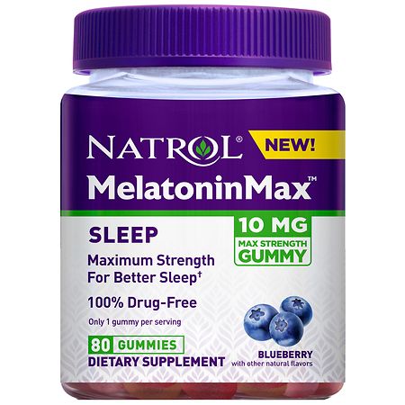 Natrol MelatoninMax 10mg Sleep Support Gummies