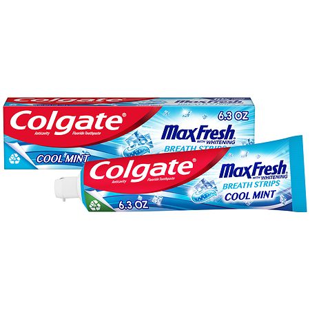 Colgate MaxFresh Whitening Toothpaste with Mini Breath Strips