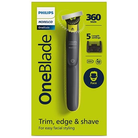 Philips Norelco OneBlade 360 Face Hybrid Electric Trimmer and Shaver QP2724/ 70