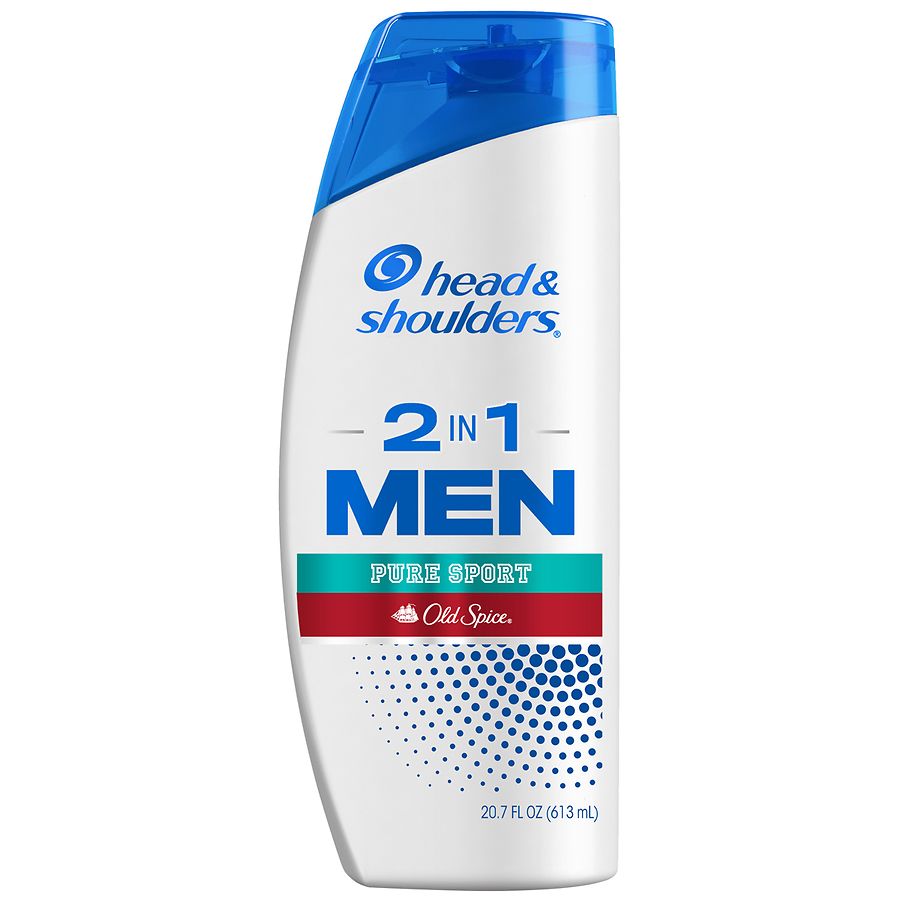 Head & Shoulders 2 in 1 Dandruff Shampoo and Conditioner, Anti-Dandruff Treatment Old Spice Pure Sport