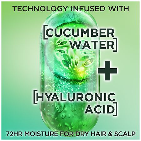 Garnier Fructis Pure Moisture 10-in-1 Leave-In Spray For Dry Hair & Scalp,  Hydrating Hair Treatment, With Hyaluronic Acid and Cucumber Water - 239ml,  10 immediate hair benefits 