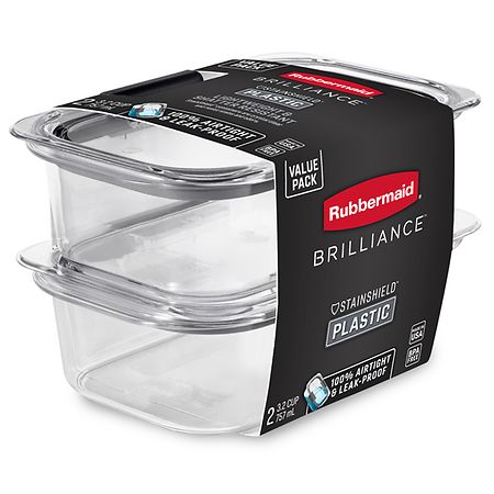 Rubbermaid® Brilliance™ Medium Deep Container, 2 pk - Harris Teeter