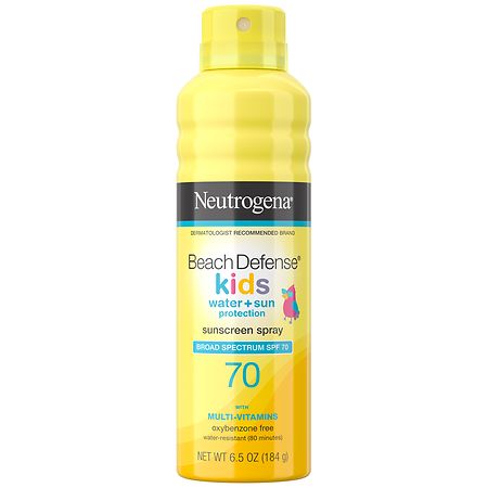 Neutrogena Beach Defense Kids Sunscreen Spray, SPF 70