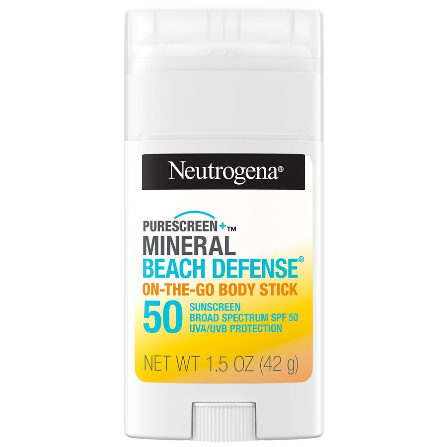 Neutrogena Purescreen+ Mineral Beach Defense Sunscreen Stick SPF 50