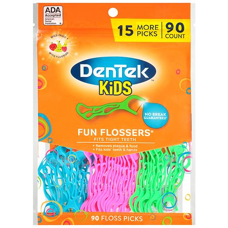 DenTek Kids Fun Flossers, Floss Picks