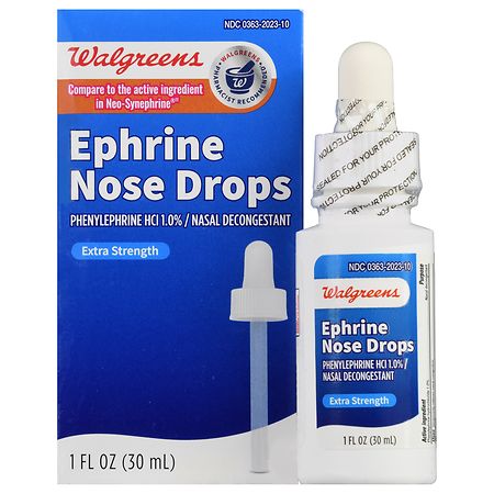 Walgreens Extra Strength Ephrine Nose Drops