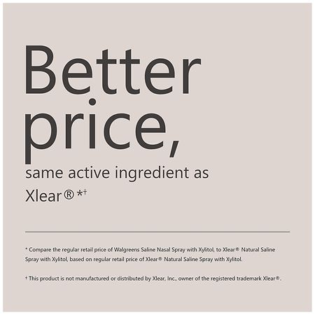 Xlear Natural Saline Nasal Spray with Xylitol