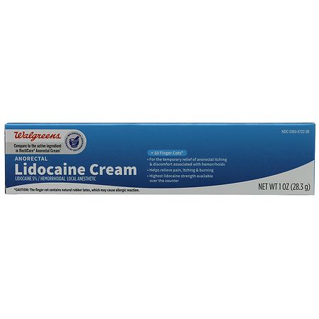 Walgreens Anorectal Lidocaine Cream