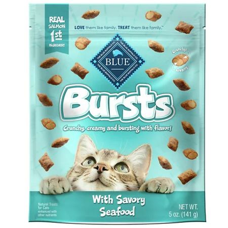 Blue Buffalo Bursts Filled Cat Treats With Savory Seafood