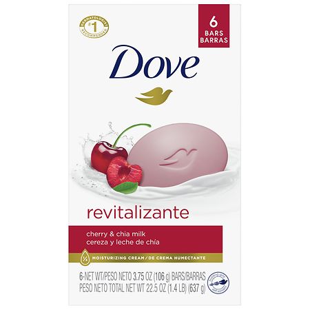 Dove Bar Soap Revitalizante Cherry & Chia Milk, Cherry & Chia Milk