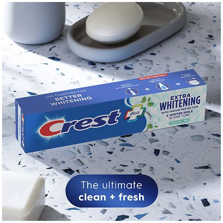 【タイムセール】クレスト　crest whitening Crest Extra Whitening Toothpaste Clean Mint | Walgreens