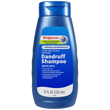 Walgreens Itchy Dry Scalp Defense Dandruff Shampoo + Vitamins and Botanicals