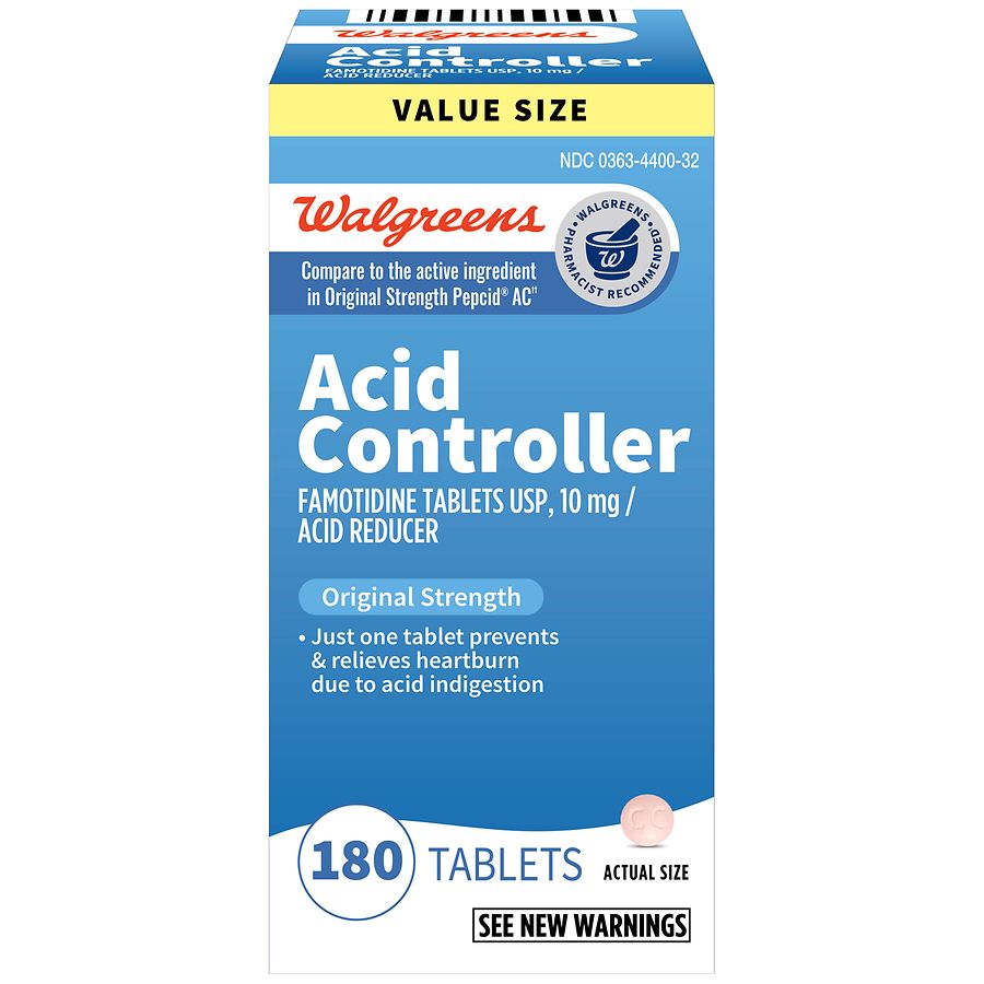 Walgreens Acid Controller Tablets Original Strength | Walgreens