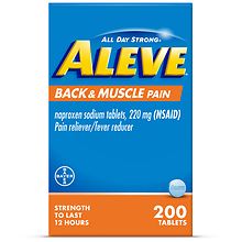 Aleve Pain Reliever, Fever Reducer, Naproxen Sodium Tablets | Walgreens