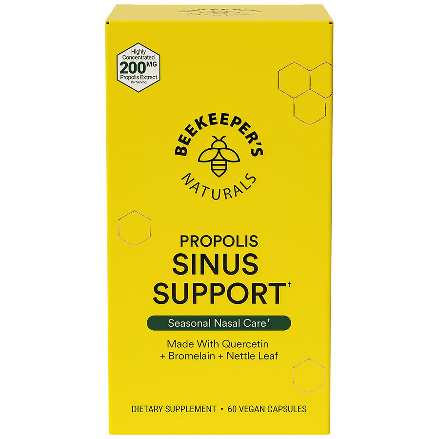 Beekeepers Naturals Propolis Nasal Spray Plus for Maximum Sinus