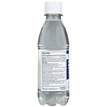 Walgreens Magnesium Citrate Saline Laxative/Oral Solution Lemon
