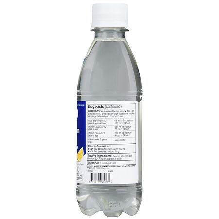 Walgreens Magnesium Citrate Saline Laxative/Oral Solution Lemon