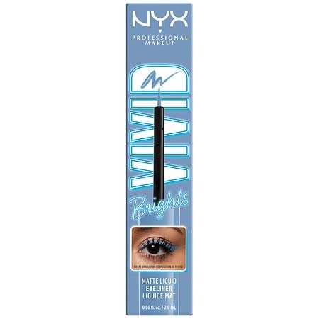 NYX Professional Makeup Vivid Liner, Crush Walgreens Liquid Cobalt Brights 