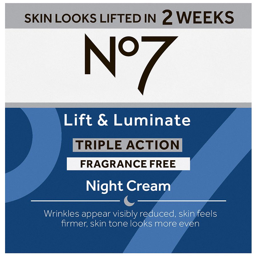 No7 Triple Action Night Cream Fragrance Free | Walgreens