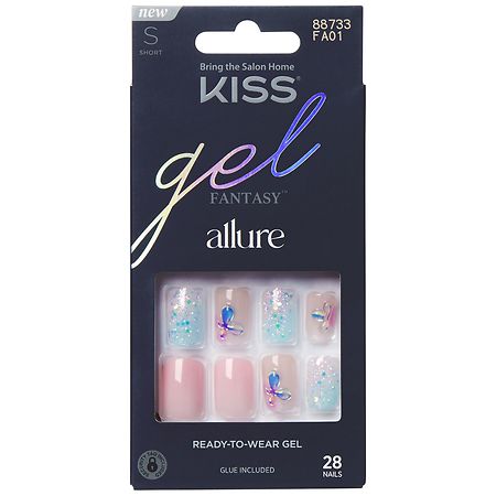 Kiss Gel Fantasy Allure Fake Nails Variation