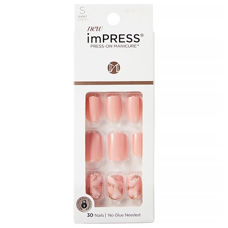 Impress Press-On Manicure Kingdom Nails Short Length