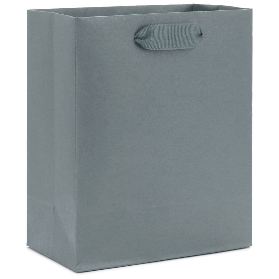 Hallmark Gift Bag for Birthdays, Weddings, Graduations Gray