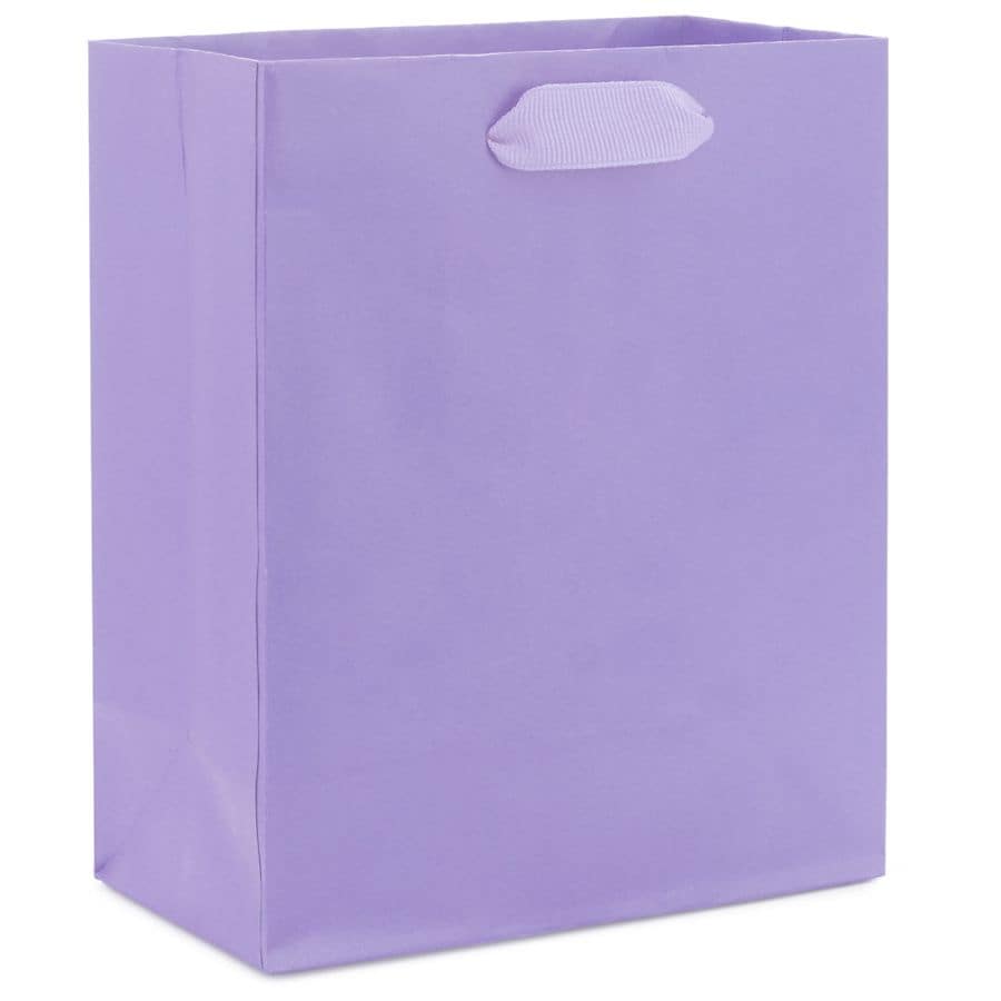 Hallmark Gift Bag for Birthdays, Bridal Showers, Baby Showers Lavender