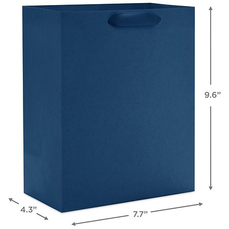 Hallmark Gift Bag for Birthdays, Weddings, Graduations Navy