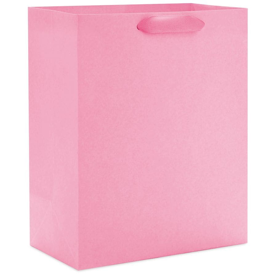 Hallmark Gift Bag for Birthdays, Bridal Showers, Baby Showers Light Pink