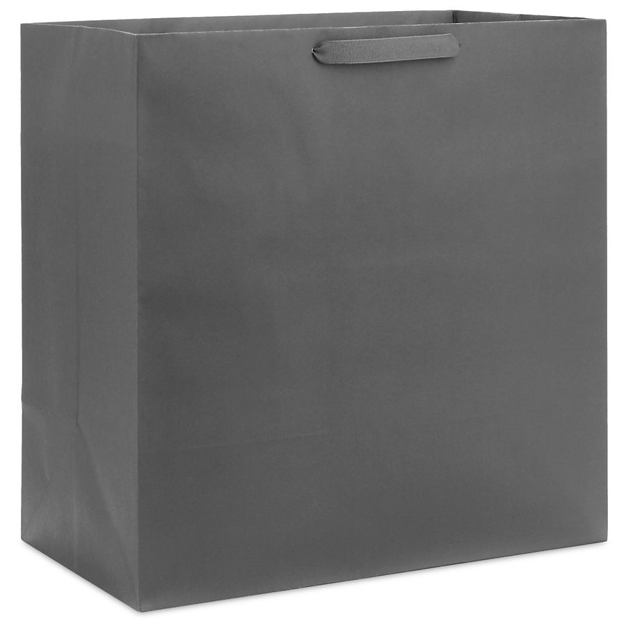 Hallmark Gift Bag for Birthdays, Weddings, Graduations Gray