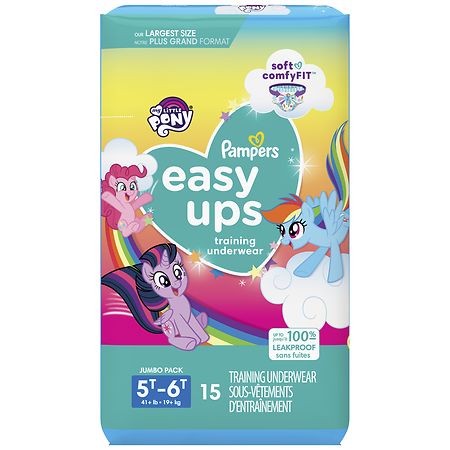 Youth Training Pants Pampers® Easy Ups™ Pull On 4T - 5T Disposable