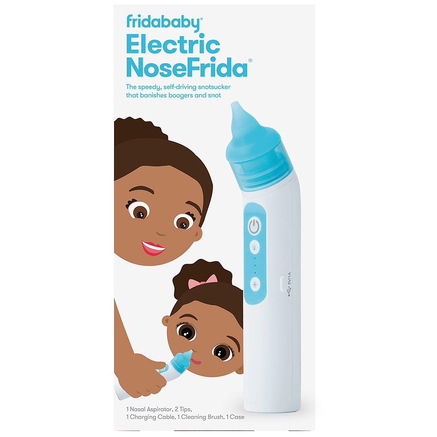 NoseFrida The Snotsucker Value Pack ( Nose Frida Nasal Aspirator + case,  Saline Spray, Extra Filters)