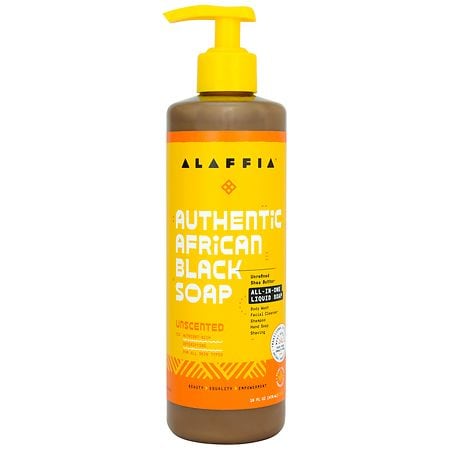 Alaffia Authentic African Black Soap All-In-One Liquid Soap