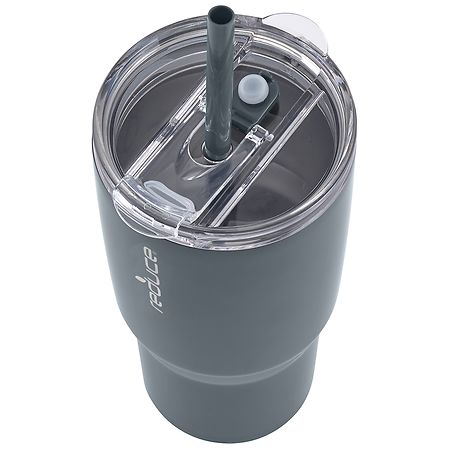 Reduce Cold1 40oz Insulated Stainless Steel Straw Tumbler Dark Gray 1 ct