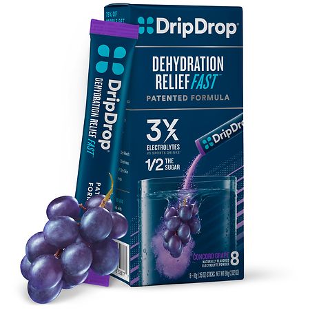 DripDrop Electrolyte Powder Concord Grape