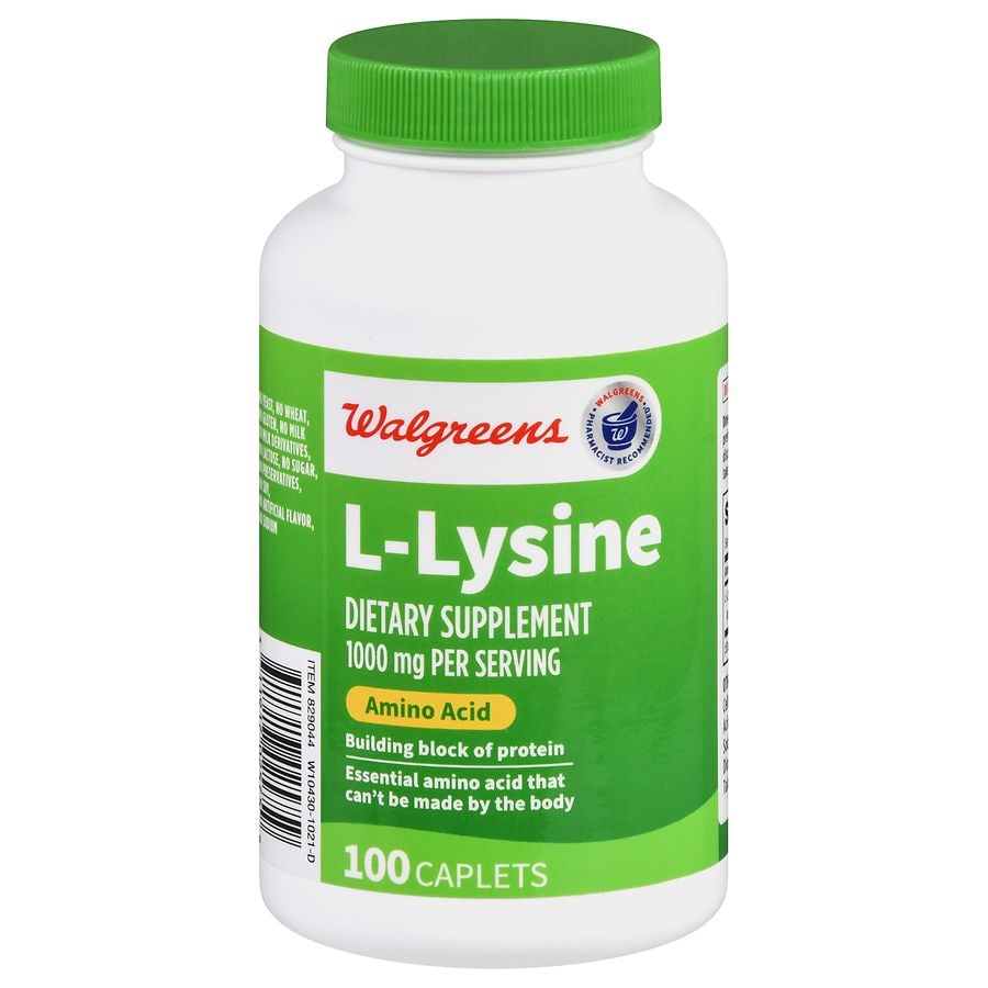 Walgreens L-Lysine 1000 mg Caplets | Walgreens