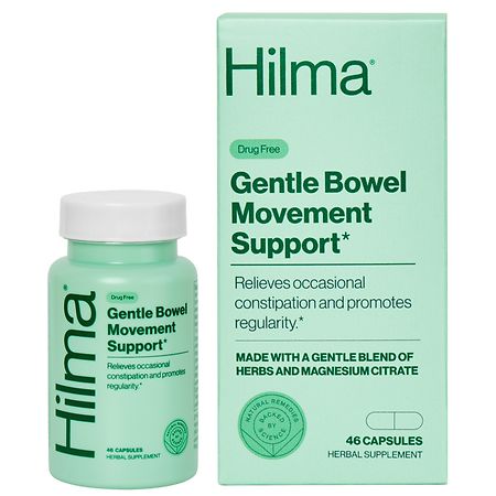 Hilma Gentle Bowel Movement Support Capsules