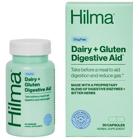 Hilma Dairy + Gluten Digestive Aid Capsules
