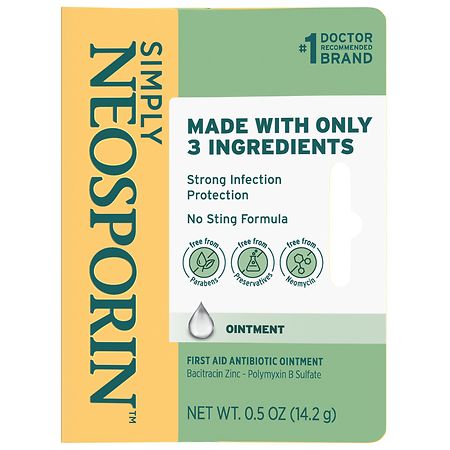 Neosporin Simply Formula, 3-Ingredient Antibiotic Ointment