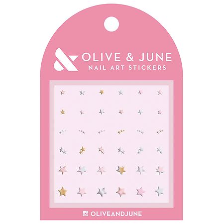 Olive & June Stickers, Shimmery Stars